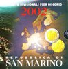 San Marino Kursmünzensatz 2002 im Folder