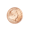 Luxemburg 1 Cent Kursmünze 2002