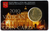 Vatikan 50 Cent 2010 Coin Card