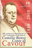 2 Euro Italien 2010 Camillo Benso - Coin Card