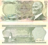 Türkei 10 Lira P. 186, vf
