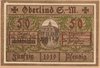 Oberlind, 50 Pf., 1919