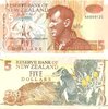 Neuseeland 5 Dollars P. 177a