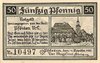 Pförten, 50 Pfennig, 1921