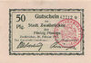 Zweibrücken, Satz (2), 25, 50 Pf., 1917
