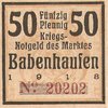 Babenhausen, 50 Pf., 1918