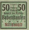 Babenhausen, 50 Pf., 1918