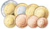 Belgien Kursmünzensatz 2004 lose