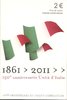 2 Euro Italien 2011 150 Jahre Einheit Italien- Coin Card