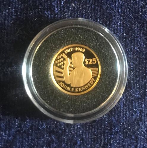 Niue "Kleinste Goldmünzen der Welt" Kennedy 1994
