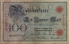 Reichsbanknote 100 Mark, 1905, Ro. 23a, vf