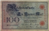 Reichsbanknote 100 Mark, 1905, Ro. 23b, vf