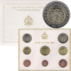 Vatikan Kursmünzensatz 2005 Sedisvakanz im Folder