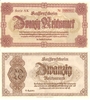 20 Reichsmark Kassenschein 1945 Ro. 186, xf