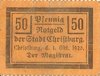 Christburg, 50 Pf., 1920