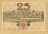Glücksburg, 25, 50 Pf., 1 Mk., Satz, 1920