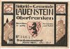 Lauenstein, 10, 25, 50 Pf., 1921