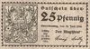 Quedlinburg, 25 Pfennig, 1920