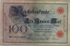 Reichsbanknote 100 Mark, 1898, Ro. 17, vf