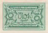 Waldenburg, 10 Pf., 1921, Druck grün