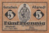 Allstedt, 5 Pf., 1920