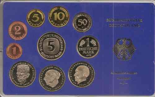 BRD Kursmünzensatz 1979 PP F