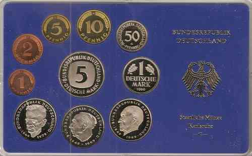 BRD Kursmünzensatz 1980 PP G