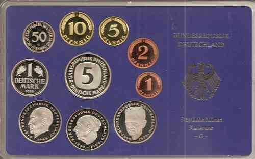 BRD Kursmünzensatz 1986 PP G