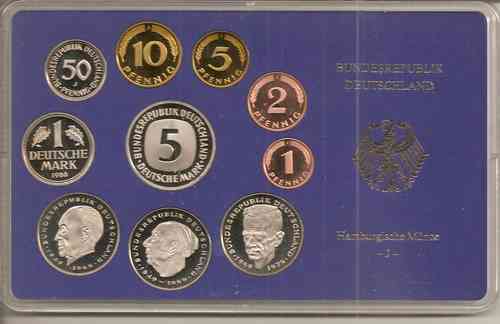 BRD Kursmünzensatz 1986 PP J