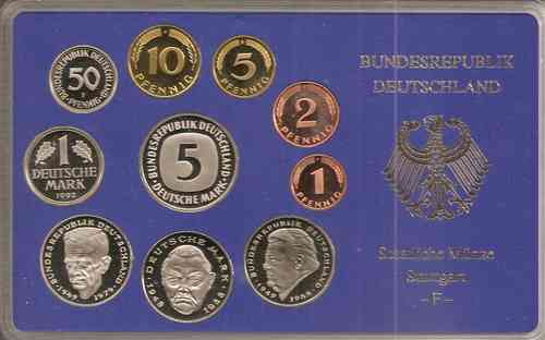 BRD Kursmünzensatz 1992 PP F