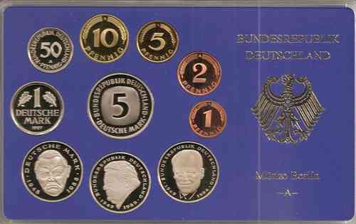 BRD Kursmünzensatz 1997 PP A