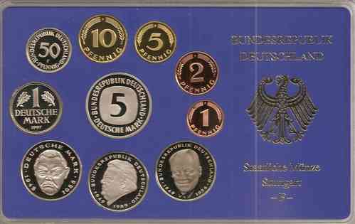 BRD Kursmünzensatz 1997 PP F
