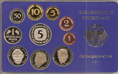 BRD Kursmünzensatz 1997 PP J