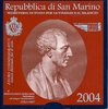 2 Euro San Marino 2004 Folder Bartolomeo Borghesi