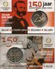 2 Euro Belgien 2014 150. Jahre Belgisches Rotes Kreuz- wallonisch - Coin Card