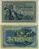 Reichkassenschein 5 Mark, 1904, Ro. 22b, f