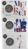 3 x 2 Euro Frankreich 2019 Coincards Medizinische Forschung - Merci, Heros und Union